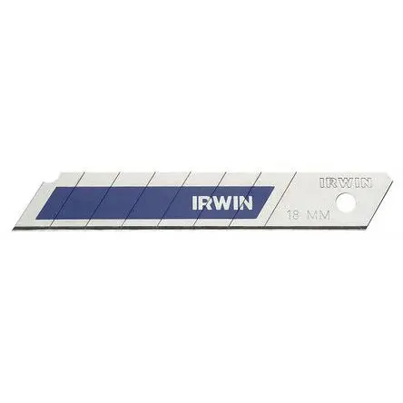 Produktfoto 1 von Irwin Abreißklinge Flach Bimetall 18 mm 50-teilig