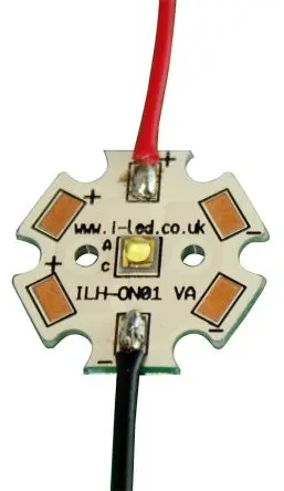 Produktfoto 1 von Intelligent LED Solutions LED-Array OSLON 80 1+ PowerStar Rot, 1-LEDs, Ø 20 mm Außen-ø 201 mW-Typ 2 mm