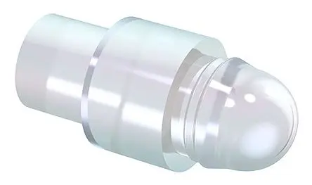 Produktfoto 1 von Mentor GmbH LED-Lichtleiter Starr, 1 Gerade LED Gelb Klar, Rückwand