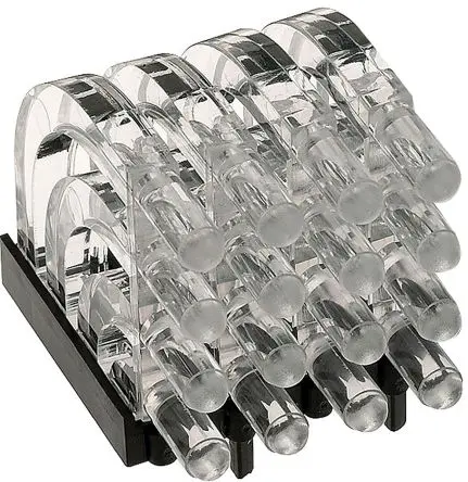 Produktfoto 1 von Mentor GmbH LED-Lichtleiter Starr, 16 gewinkelt Klar, Einpressen 3 mm