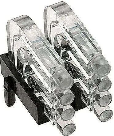 Produktfoto 1 von Mentor GmbH LED-Lichtleiter Starr, 8 gewinkelt Klar, Einpressen