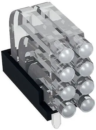 Produktfoto 1 von Mentor GmbH LED-Lichtleiter Starr, 8 gewinkelt Klar, Einpressen