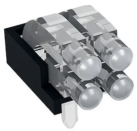 Produktfoto 1 von Mentor GmbH LED-Lichtleiter Starr, 20 gewinkelt Klar, Einpressen