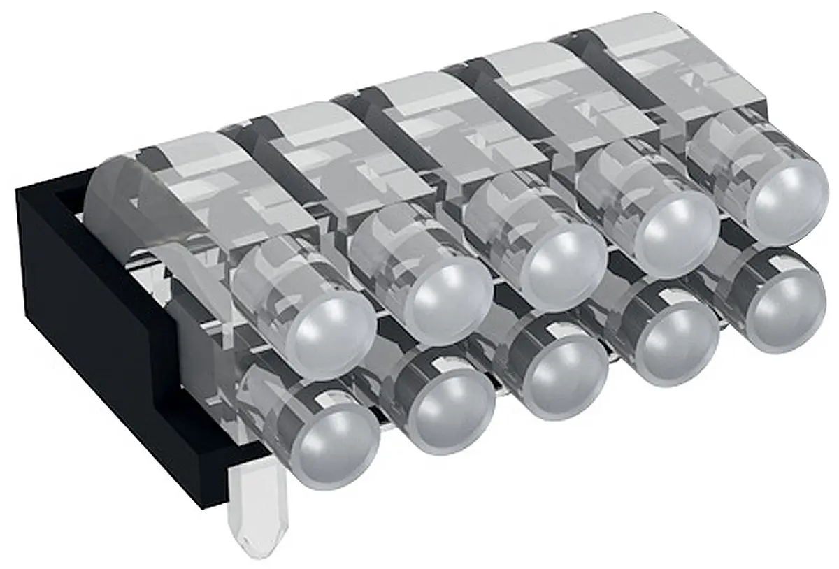 Produktfoto 1 von Mentor GmbH LED-Lichtleiter Starr, 10 gewinkelt Klar, Einpressen