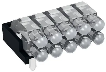 Produktfoto 1 von Mentor GmbH LED-Lichtleiter Starr, 10 gewinkelt Klar, Einpressen