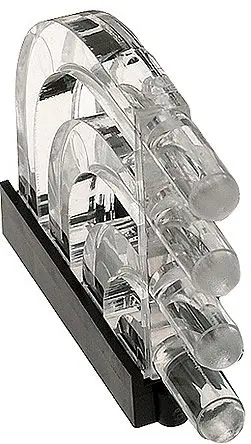 Produktfoto 1 von Mentor GmbH LED-Lichtleiter Starr, 4 gewinkelt Klar, Einpressen