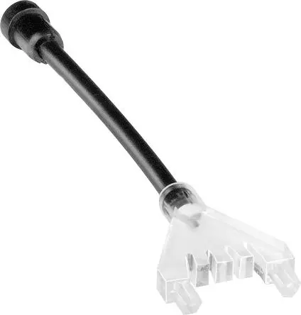 Produktfoto 1 von Mentor GmbH LED-Lichtleiter Starr, 1 Gerade LED Gelb Klar, Rückwand
