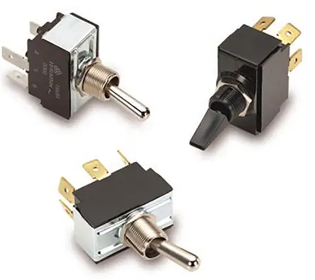 Produktfoto 1 von Carling Panel Kippschalter SP3T, Ein-Ein-Ein, 250 V ac, 15A, Stecker