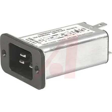 Produktfoto 1 von Schurter 20A C20 IEC-Steckverbinder Stecker 5 x 20 mm Sicherung, 250V ac, Schraubanschlussklemme Lot