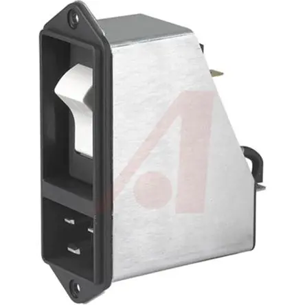 Produktfoto 1 von Schurter EF12 IEC-Steckverbinder C20 250V, Gerade Buchse, Panel 20A, 2-polig