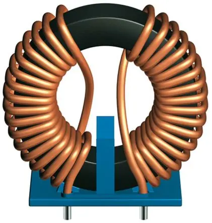 Produktfoto 1 von TDK B82726S Netzleitungsdrossel, Ferrit-Kern, 2.2 mH, 16 A, Radial / R-DC 7.1 mΩ, max. 10 kHz, Ø 50 mm, Ø 1.6 mm x 49 mm