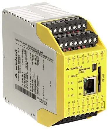 Produktfoto 1 von Wieland SP-COP Sicherheitssteuerung 16 Eingänge / 4 Ausgänge 16.8V dc, 30 V dc LED-Anzeige Kat. PLe/Category 4 EN ISO