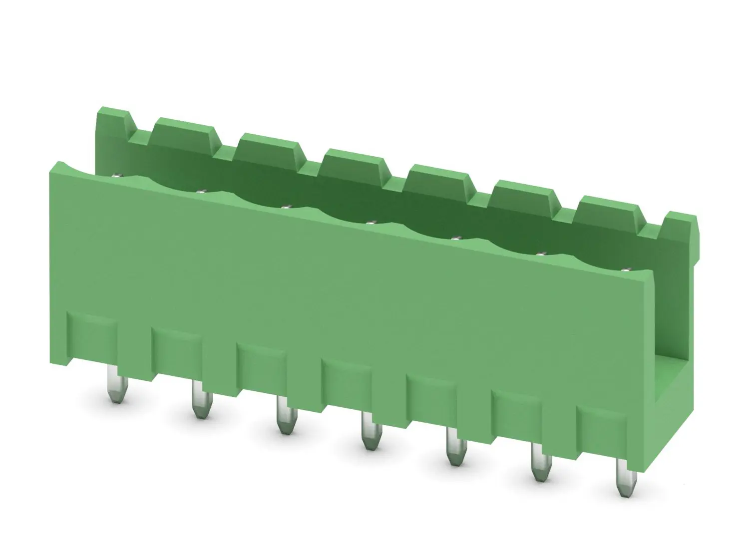 Produktfoto 1 von Phoenix Contact COMBICON MSTBV Steckbarer Klemmenblock Header 7-Kontakte 5.0mm-Raster