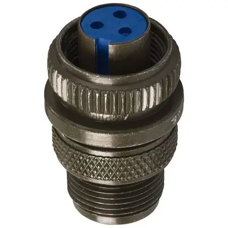 Produktfoto 1 von Amphenol Socapex, PT Kupferlegierung MIL-Spec Rundsteckverbinder Gerade, 15-polig, 1000V ac, Kabel, Gehäuse 14 Stecker,