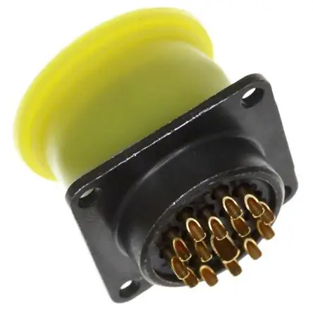 Produktfoto 1 von Amphenol Socapex, PT Kupferlegierung MIL-Spec Rundsteckverbinder Gerade, 5-polig, 1kV ac, Kabel, Gehäuse 14 Stecker,