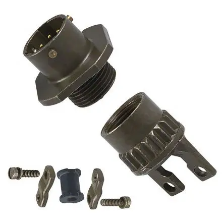 Produktfoto 1 von Amphenol Socapex, PT Kupferlegierung MIL-Spec Rundsteckverbinder Gerade, 5-polig, 1kV ac, Kabel, Gehäuse 14 Stecker,