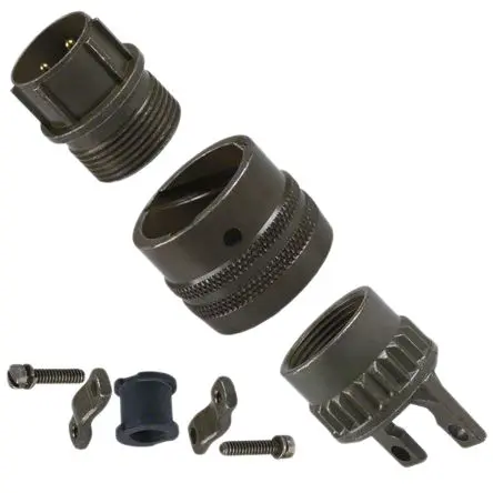 Produktfoto 1 von Amphenol Socapex, PT Kupferlegierung MIL-Spec Rundsteckverbinder Gerade, 3-polig, 1000V ac, Kabel, Gehäuse 12 Stecker,