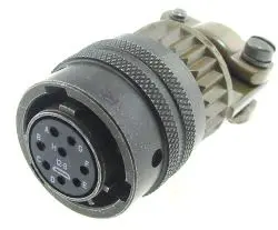 Produktfoto 1 von Amphenol Socapex, PT Kupferlegierung MIL-Spec Rundsteckverbinder Gerade, 8-polig, 1kV ac, Kabel, Gehäuse 12 Stecker,