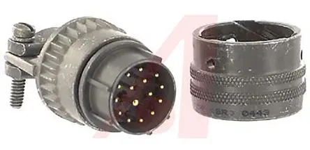 Produktfoto 1 von Amphenol Socapex, PT Kupferlegierung MIL-Spec Rundsteckverbinder Gerade, 15-polig, 1kV ac, Kabel, Gehäuse 14 Stecker,