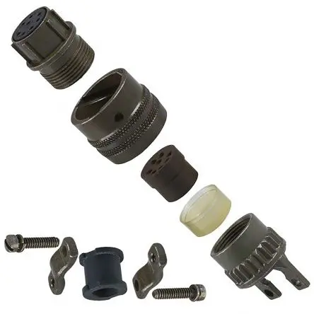 Produktfoto 1 von Amphenol Socapex, PT Kupferlegierung MIL-Spec Rundsteckverbinder Gerade, 5-polig, 1kV ac, Kabel, Gehäuse 14 Stecker,