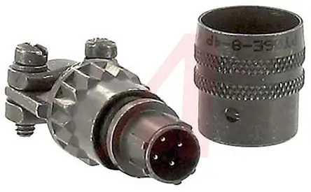 Produktfoto 1 von Amphenol Socapex, PT Kupferlegierung MIL-Spec Rundsteckverbinder Gerade, 4-polig, 1kV ac, Kabel, Gehäuse 8 Stecker,