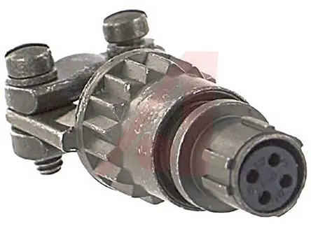 Produktfoto 1 von Amphenol Industrial, PT Kupferlegierung MIL-Spec Rundsteckverbinder Gerade, 4-polig, 1kV ac, Kabel, Gehäuse 8 Stecker,