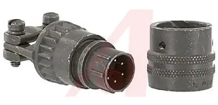 Produktfoto 1 von Amphenol Socapex, PT Kupferlegierung MIL-Spec Rundsteckverbinder Gerade, 6-polig, 1kV ac, Kabel, Gehäuse 10 Stecker,