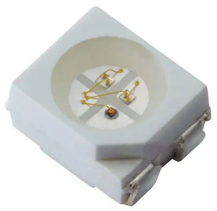 Kingbright Multi-Colour LED Oberfläche LED RGB 4.1 V, Cluster 3-LEDs, 120 °, 4-Pin PLCC 4