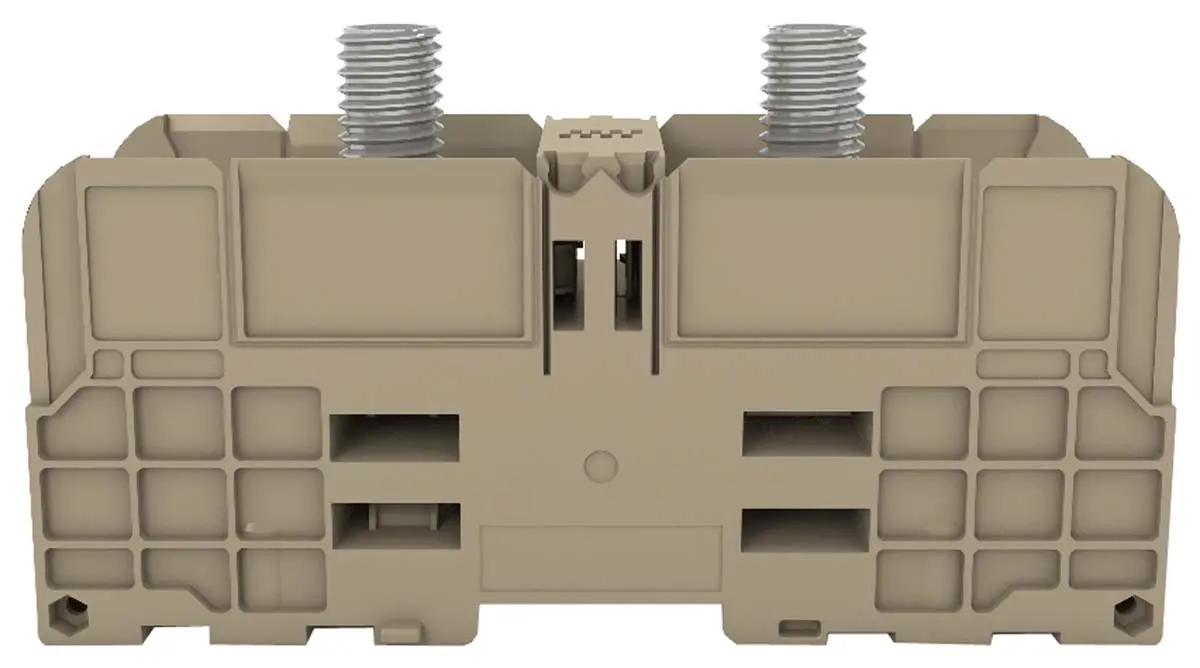 Produktfoto 1 von RS PRO 17027.2 Bolzenklemme 2 Beige, 1 kV Bolzen