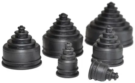 Produktfoto 1 von Flexicon REC Thermoplastisches Elastomer Kabelrohr Befestigung Kabelrohr 42 mm Schwarz IP66
