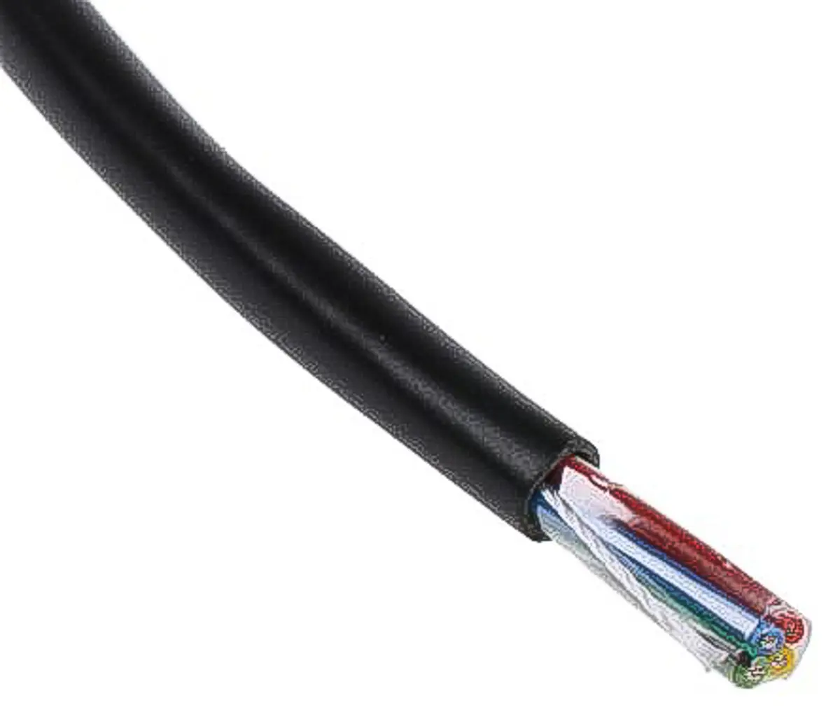 Produktfoto 1 von Alpha Wire Xtra-Guard 2 Performance Cable Steuerkabel, 4-adrig 0.56mm² 20 AWG Schwarz Ungeschirmt, 30 m,
