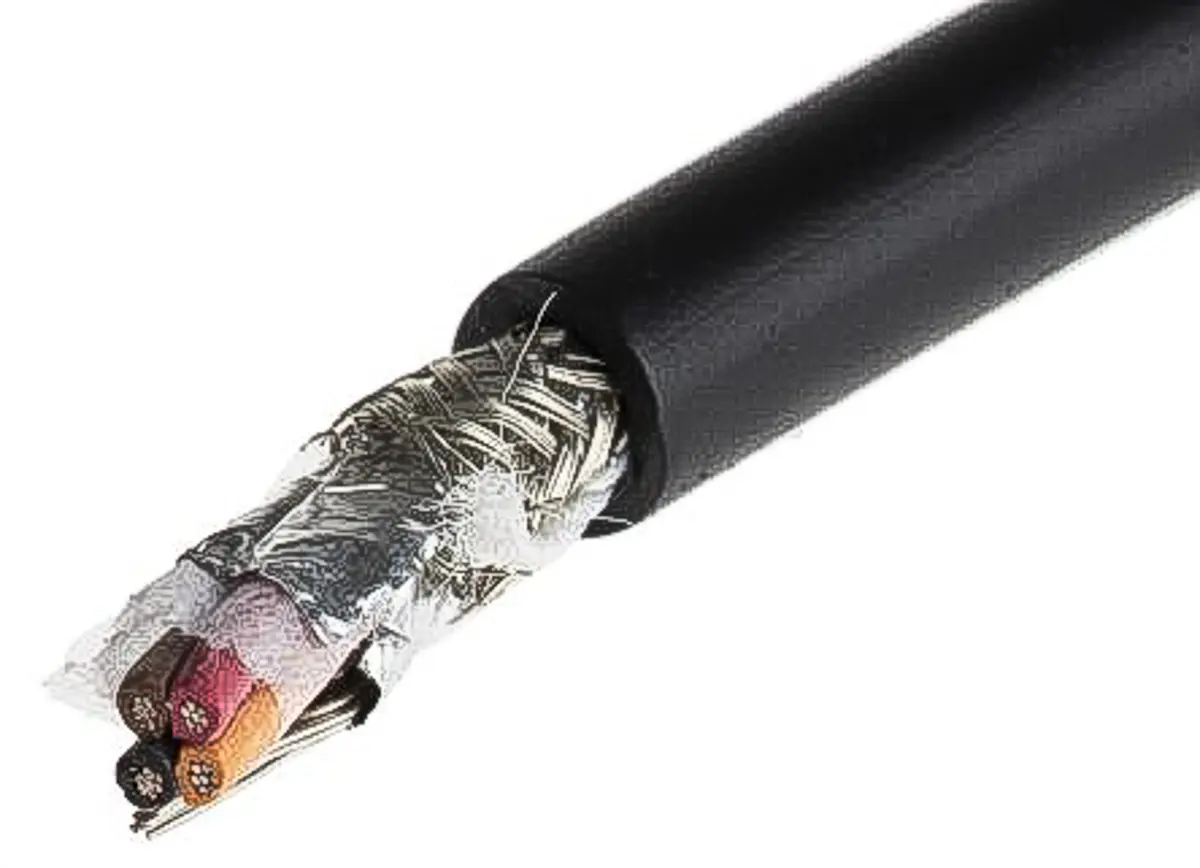 Produktfoto 1 von Alpha Wire Xtra-Guard 2 Performance Cable Steuerkabel, 4-adrig 0.81mm² 18 AWG Schwarz Geschirmt, 30 m, Polyvinylchlorid