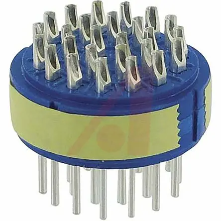 Produktfoto 1 von Amphenol Industrial Steckverbindereinsatz Stecker Größe 28 für Zylindrische Standard-Steckverbinder der Serie 97, Stift