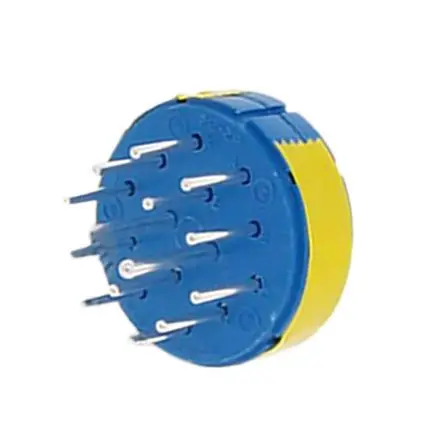 Produktfoto 1 von Amphenol Industrial Steckverbindereinsatz Stecker für Zylindrische Standard-Steckverbinder der Serie 97, Stift 14-polig