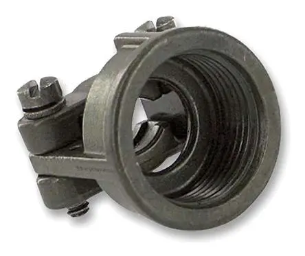 Produktfoto 1 von Amphenol Industrial 97 Buchse Kabelklemme, Gerade Zugentlastung, für Ummanteltes Kabel, Drähte durch Schlauchisolierung