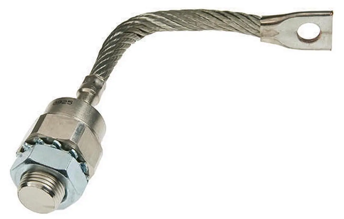 Produktfoto 1 von Vishay VS-SD400N/R Schraubanschlussklemme Standard-Recovery-Diode Recovery Gleichrichter Kathoden-Bolzen, 2400 V / 480