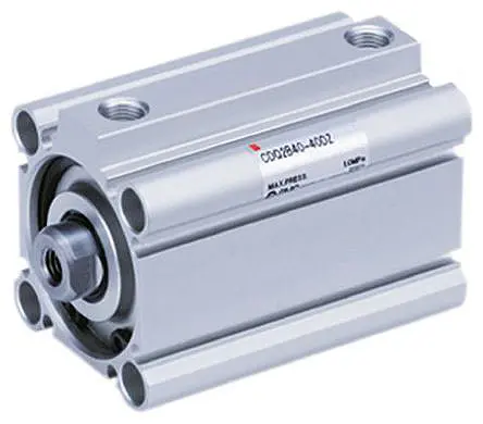 Produktfoto 1 von SMC CDQ2 Pneumatik-Kompaktzylinder 100 mm Doppeltwirkend, Bohrung Ø 63 mm, bis 1 Mpa