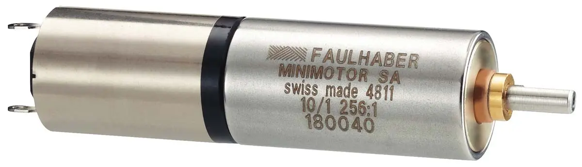 Produktfoto 1 von Faulhaber 1016 Bürsten-Getriebemotor DC-Getriebemotor bis 10 Ncm 256:1, 12 V / 0.36 W, 15 rpm, Wellen-Ø 2 mm, 10 mm x