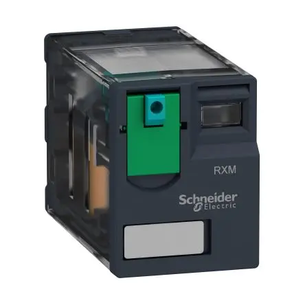 Produktfoto 1 von Schneider Electric Harmony Relay RXM Leistungsrelais 24V dc Spule 4-poliger Schließer 8A 650 Ω 900 mW