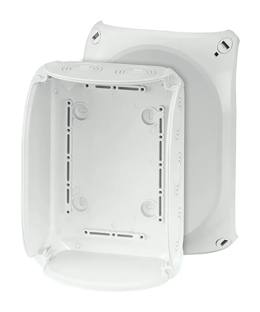 Produktfoto 1 von HENSEL KF 1600 G Polycarbonat Abzweigdose Grau, Hellgrau IP40, IP66 Breite 210 mm Höhe 155 mm