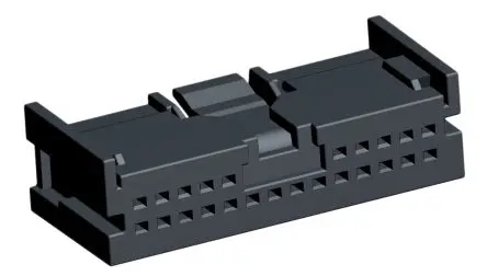 Produktfoto 1 von Molex 34824 Kfz-Steckverbinder, Frei hängend, Crimp-Gehäuse, Crimpbefestigung, Buchse, 24-polig, Schwarz / 2-reihig
