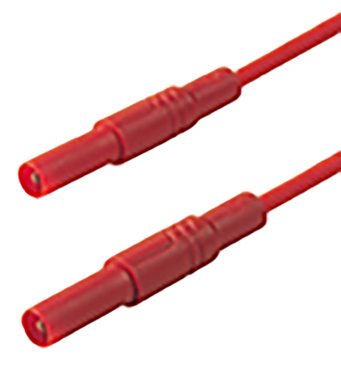 Produktfoto 1 von Hirschmann Test & Measurement Steckverbinder-Messleitung 16A Stecker / Stecker, Rot Polyamid-isoliert 2 m, 1000 V ac/dc
