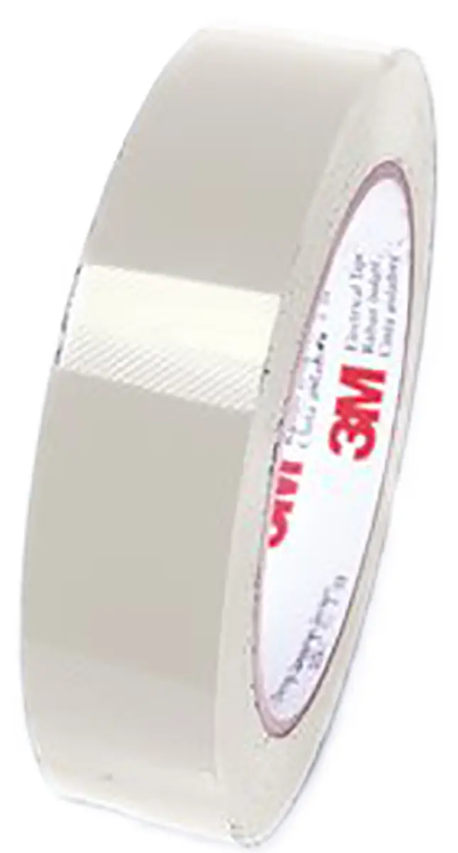 Produktfoto 1 von 3M Tape 5 Polyethylenterephthalat Isolierband Klar,  Stärke  0.06 mm x 38 mm x 66 m, 0 °C bis 130 °C