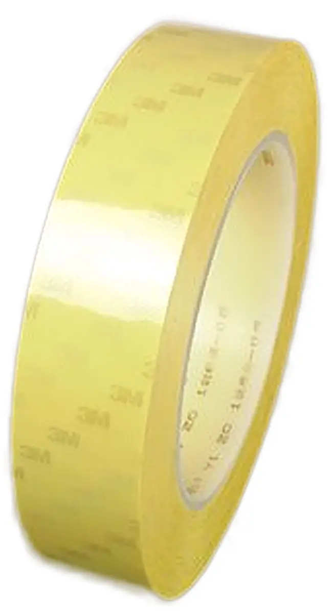 Produktfoto 1 von 3M Tape 56 Polyethylenterephthalat Isolierband Gelb,  Stärke  0.06 mm x 12 mm x 66 m, 0 °C bis 130 °C
