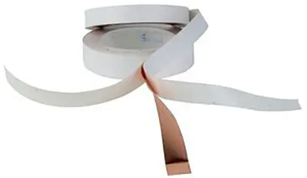Produktfoto 1 von 3M 1182 Metallisches Band Leitfähig, 25mm x 16 m, Haftung 3.8N/cm