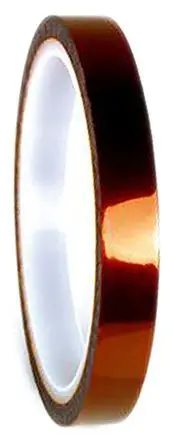 Produktfoto 1 von 3M Scotch 1205 Polyimid-Folie Isolierband Gelb,  Stärke  0.081 mm x 9mm x 33 m, 0 °C bis 155 °C