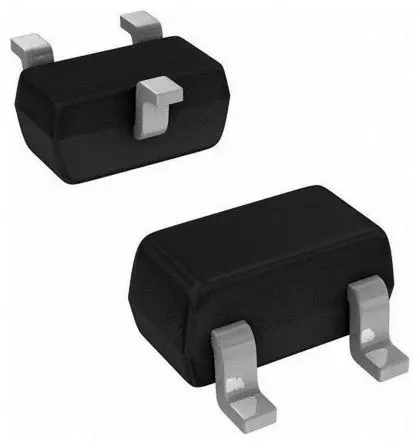 Produktfoto 1 von DiodesZetex Oberfläche Transistor NPN 50 V / 150 mA, SOT-523 (SC-89) 3-Pin