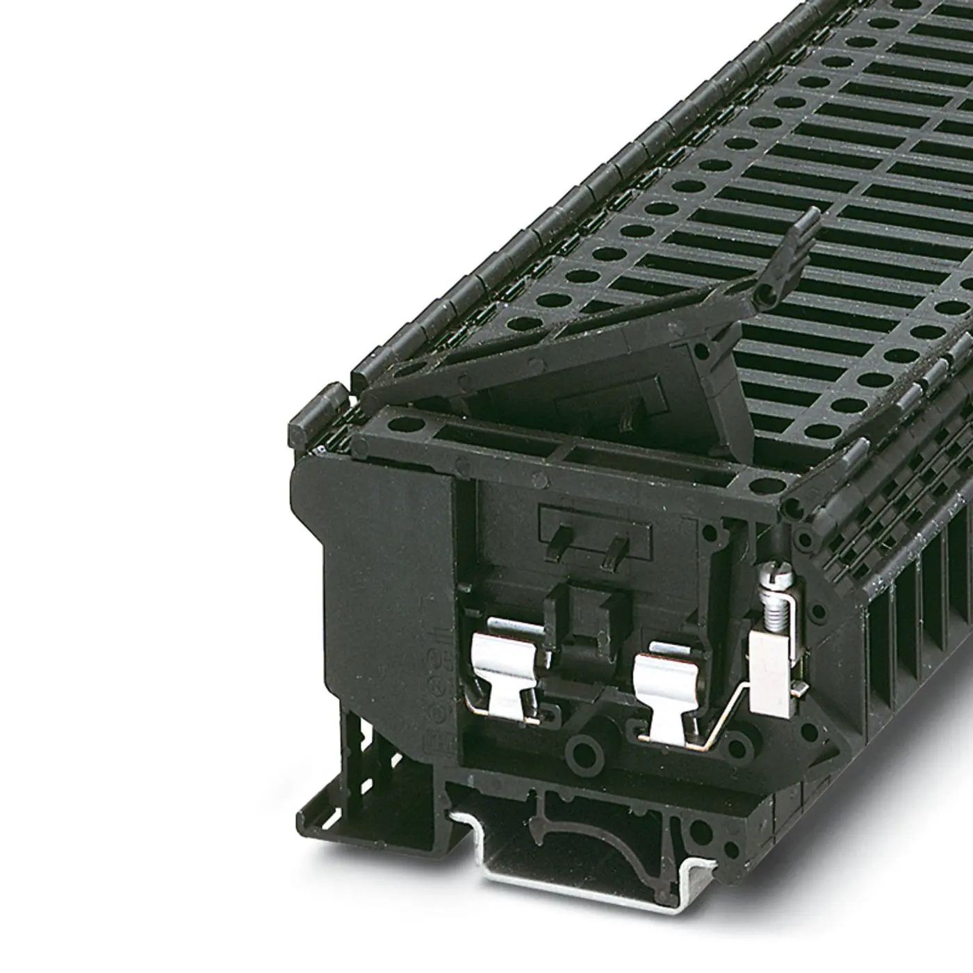 Produktfoto 1 von Phoenix Contact UK5-HESI GY Modularer Sicherungs-Anschlussklemmenblock 1 Grau, 0.2mm², 4 mm², 500V Schraubbefestigung