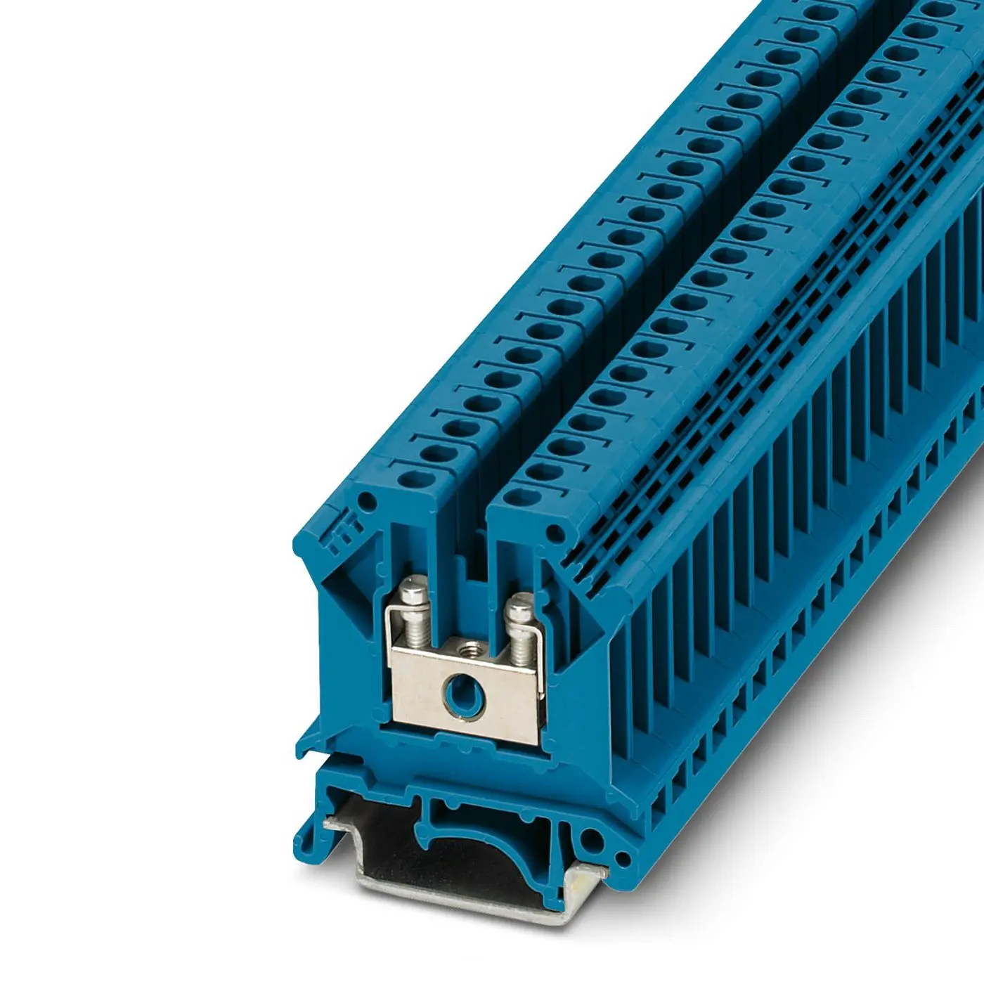 Produktfoto 1 von Phoenix Contact UK5 BU Reihenklemmenblock Einfach Blau, 0.2 → 4mm², 800 V / 32A, Schraubanschluss