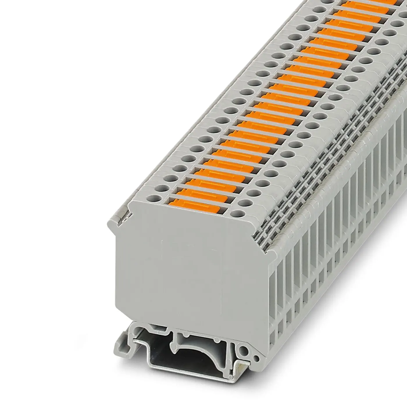 Produktfoto 1 von Phoenix Contact UK5-MTK-P/P MIT SPERRE Trenn- und Messtrennreihenklemme 1 Grau, 0.2mm², 6 mm², 500V Schraubbefestigung